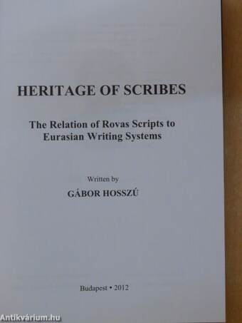 Heritage of Scribes