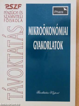 Mikroökonómiai gyakorlatok