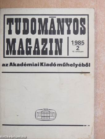 Tudományos Magazin 1985/2.