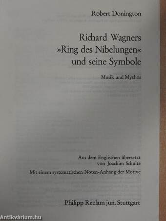 Richard Wagners Ring des Nibelungen und seine Symbole