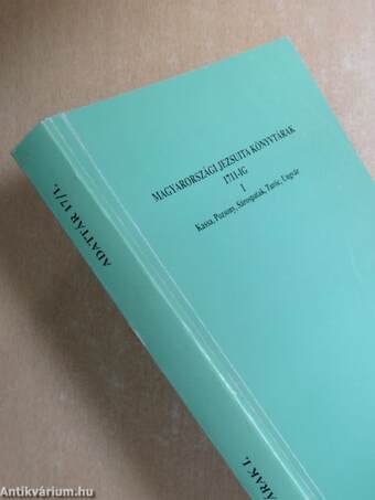 Magyarországi jezsuita könyvtárak 1711-ig I.