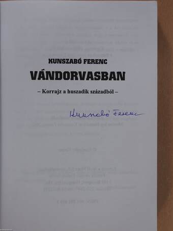 Vándorvasban (aláírt példány)