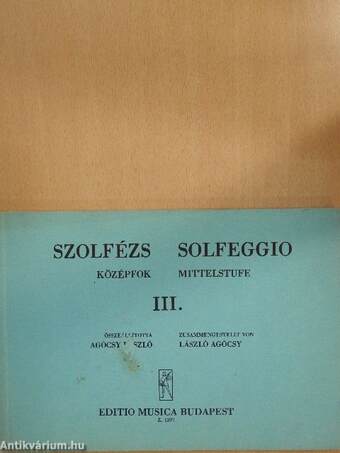 Szolfézs III.