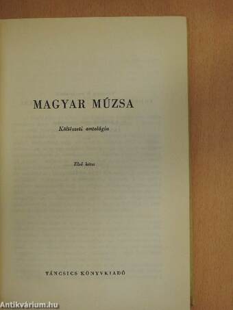 Magyar Múzsa I-II.