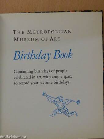 The Metropolitan Museum of Art Birthday Book