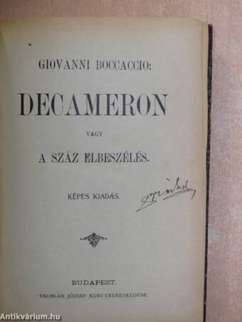 Decameron vagy a száz elbeszélés