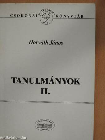 Tanulmányok II.