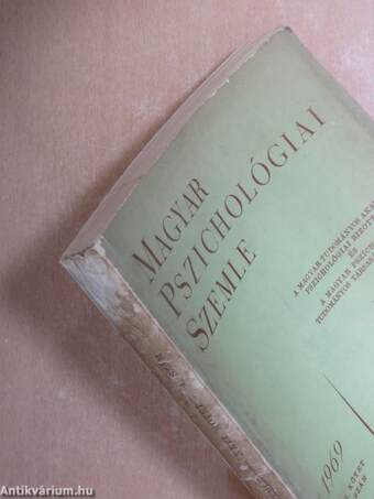 Magyar Pszichológiai Szemle 1969/3-4.