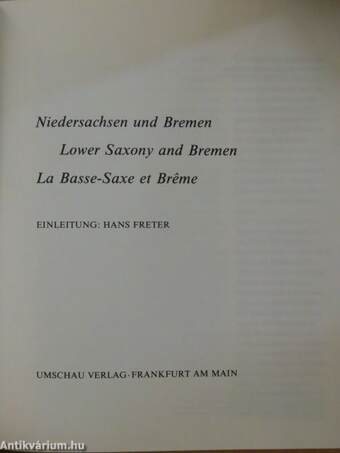 Niedersachsen und Bremen/Lower Saxony and Bremen/La Basse-Saxe et Breme