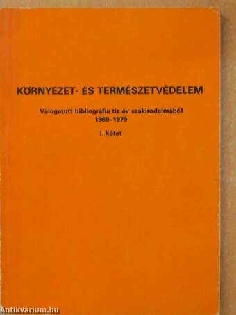 Környezet- és természetvédelem I-III.