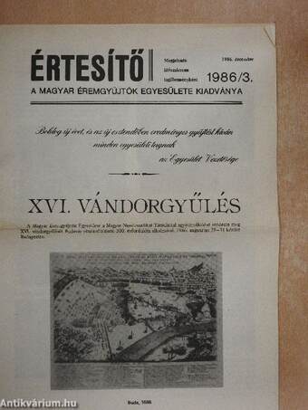 Értesítő 1986/3.