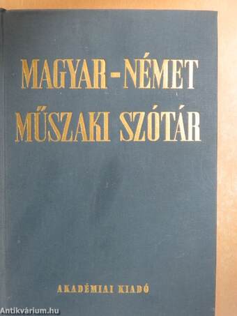 Magyar-német műszaki szótár