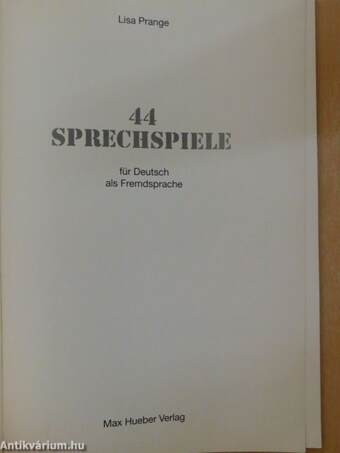 44 Sprechspiele