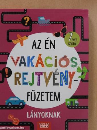 Az én vakációs rejtvényfüzetem - Lányoknak