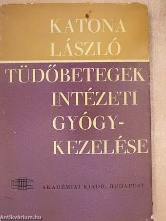 Tüdőbetegek intézeti gyógykezelése