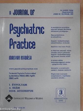 A Journal of Psychiatric Practice magyar kiadása 2006. augusztus