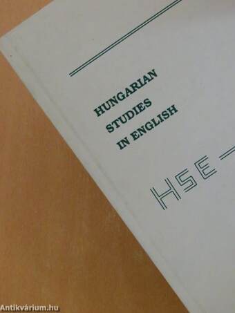 Hungarian Studies in English Volume XXII.