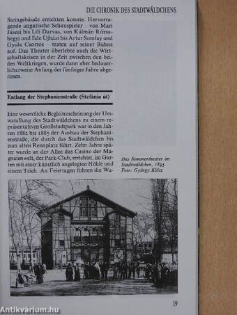 Aussergewöhnlicher Führer durch das Stadtwäldchen und Budapest