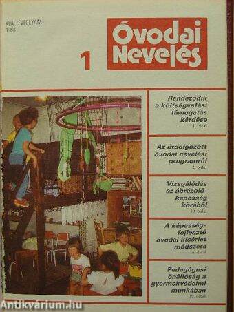 Óvodai nevelés 1991. (nem teljes évfolyam)