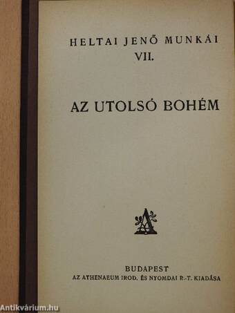 Az utolsó bohém