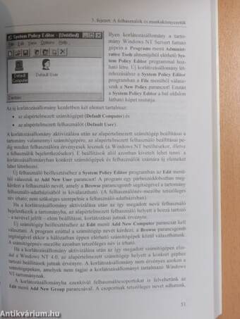 Windows NT Server 4.0 rendszergazdáknak