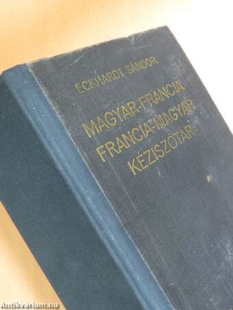 Magyar-francia/francia-magyar kéziszótár