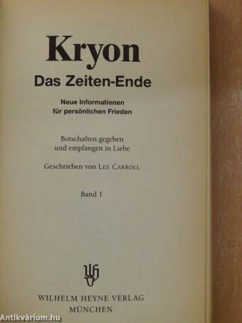 Kryon - Das Zeiten-Ende 1.