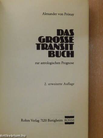 Das grosse transit buch