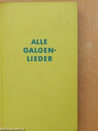 Alle Galgenlieder