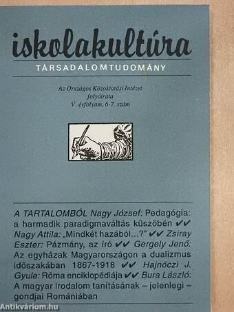 Iskolakultúra 1995/6-7.