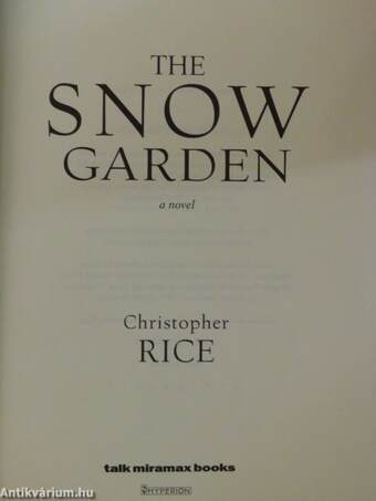 The Snow Garden