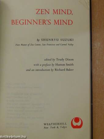 Zen Mind, Beginner's Mind