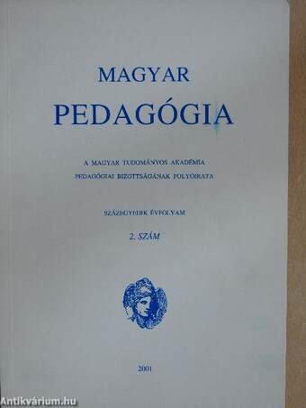 Magyar pedagógia 2001/2.