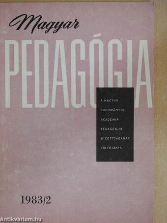 Magyar Pedagógia 1983/2.