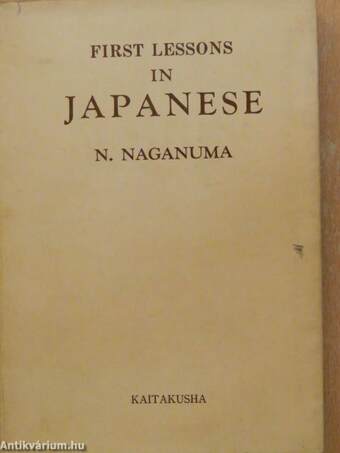 First Lessons in Japanese