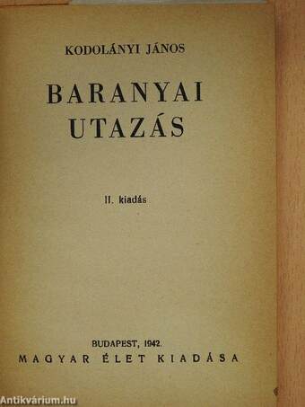 Baranyai utazás