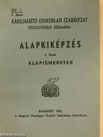 Alapkiképzés 1.