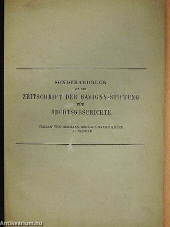 Pressburger Grundbuchführung und Liegenschaftsrecht im Spätmittelalter (Mandl Bernát könyvtárából)