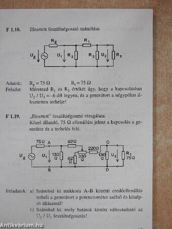 Elektronika feladatgyűjtemény I.