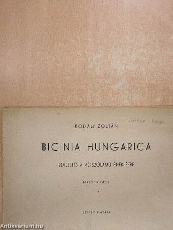 Bicinia Hungarica II.