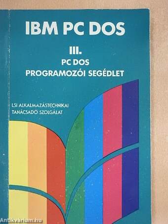 IBM PC DOS III.