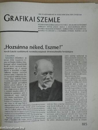 Grafikai Szemle 1936. január-november