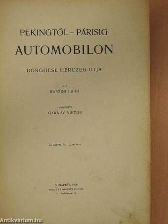 Pekingtől-Párisig automobilon