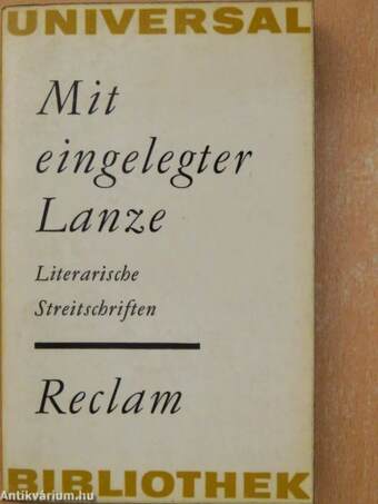 Mit eingelegter Lanze