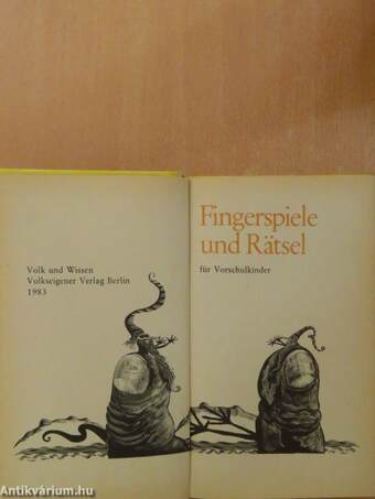 Fingerspiele und Rätsel