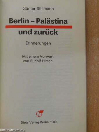 Berlin-Palästina und zurück