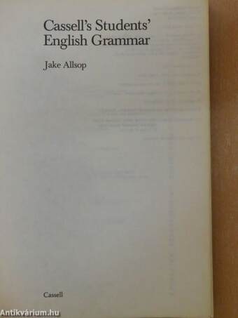 Cassell's Students' - English Grammar