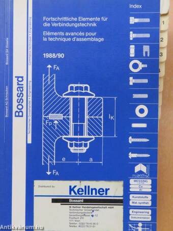 Bossard Fortschrittliche Elemente für die Verbindungstechnik/Eléments avancés pour la technique d'assemblage 1988/90