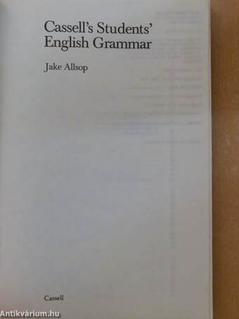 Cassell's Students' - English Grammar