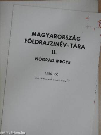 Magyarország földrajzinév-tára II. - Nógrád megye